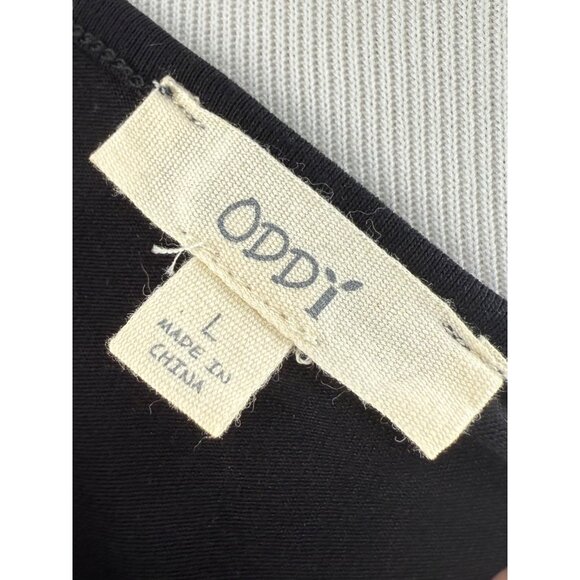 Oddi Black Lace Trim Spaghetti Straps Ruffled Hem Scoop Neck Dress Extender L - Picture 9 of 10